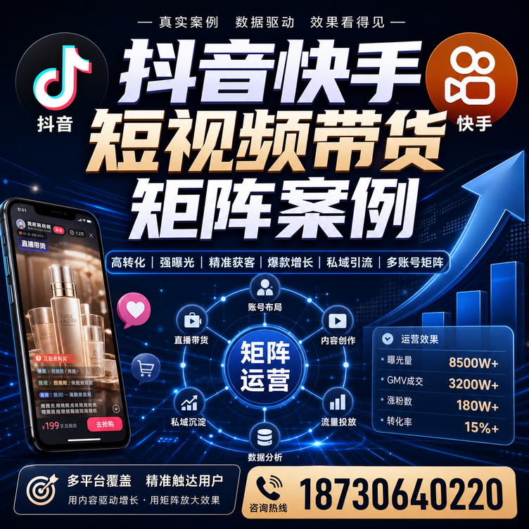 绍兴短视频带货团队多平台矩阵自动分发案例
