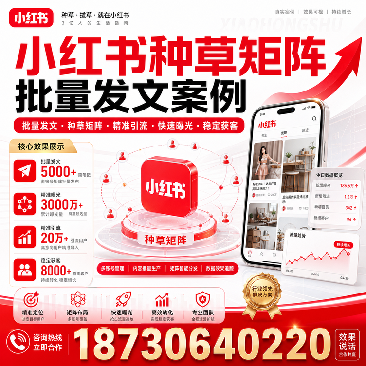 绍兴小红书种草矩阵批量发文案例